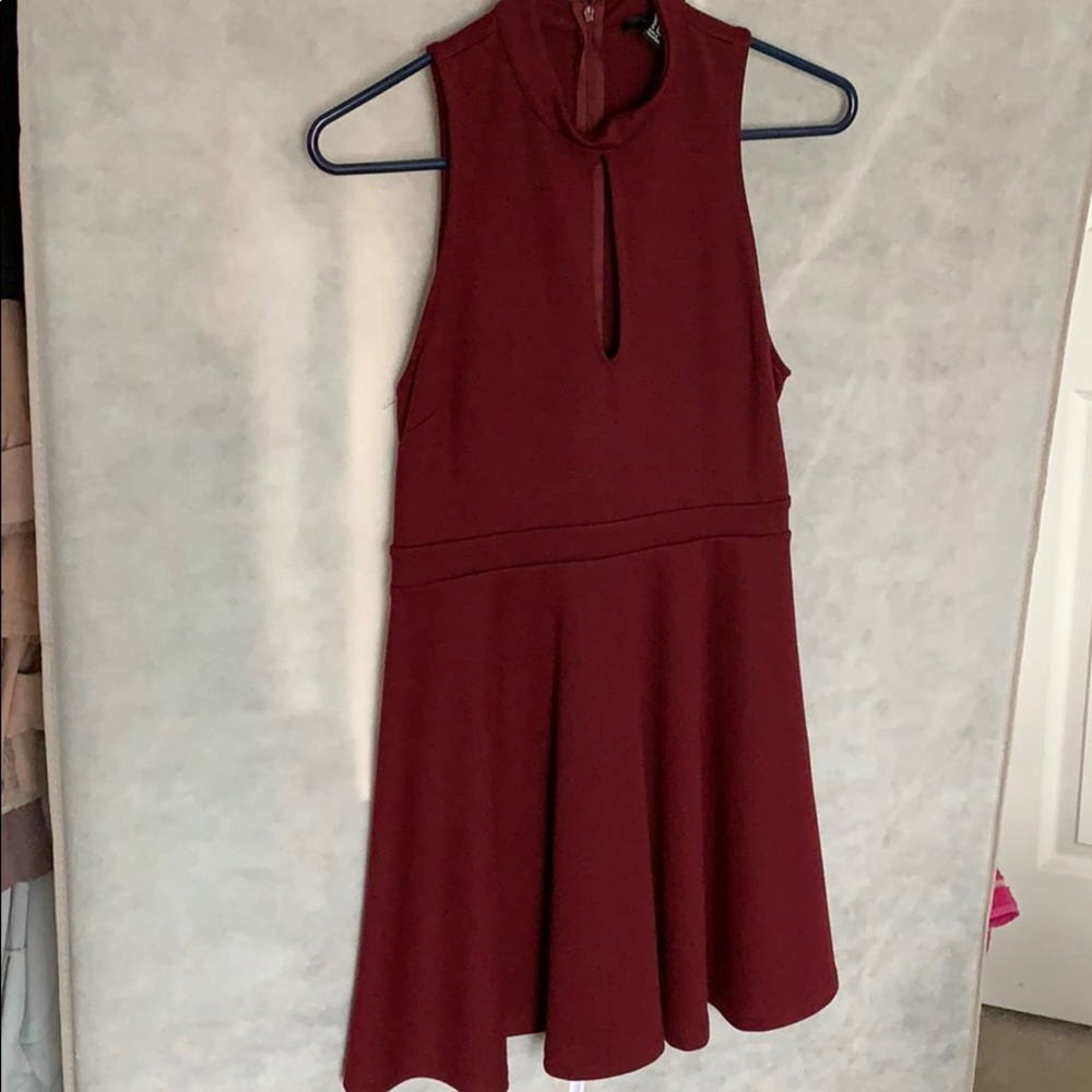 Forever21 burgundy dress